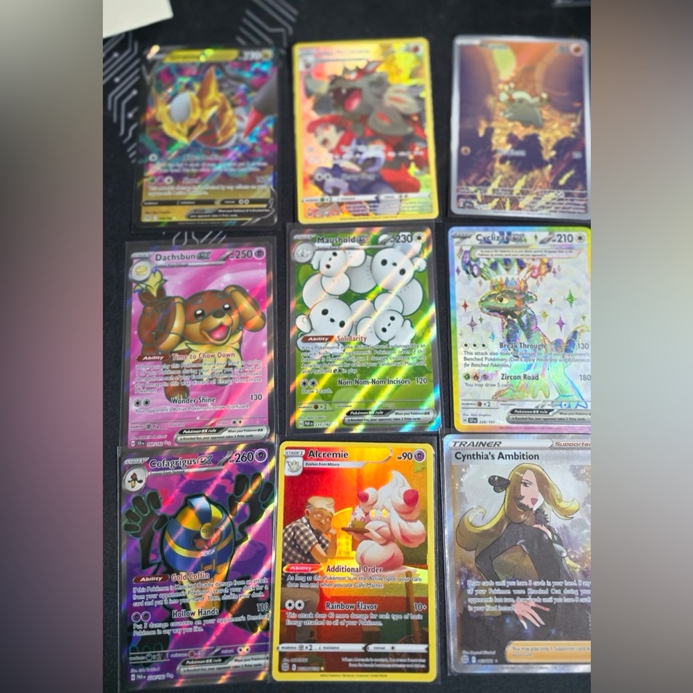 Lot of Full Art Pokémon Cards